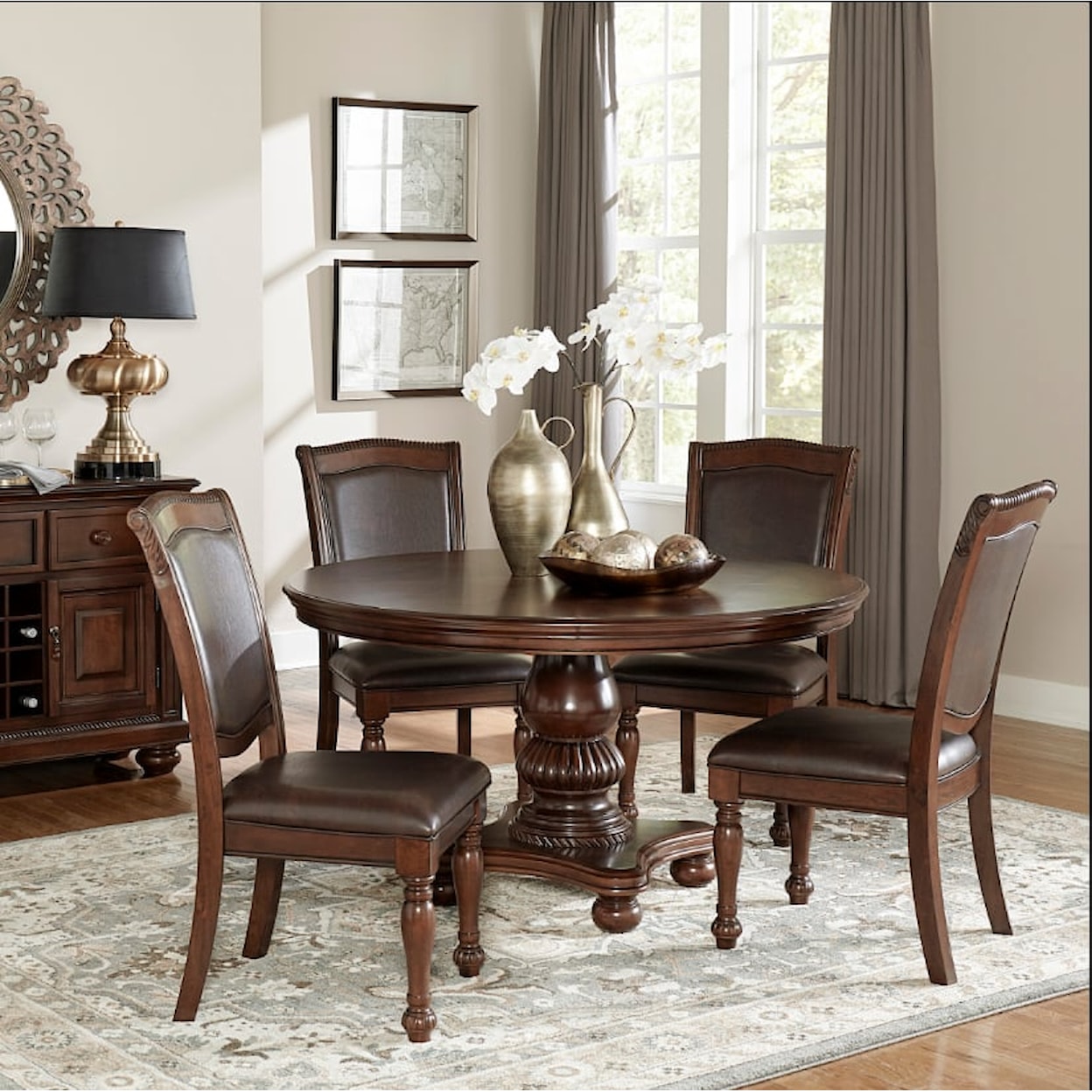 Homelegance Dena 5-Piece Dining Set