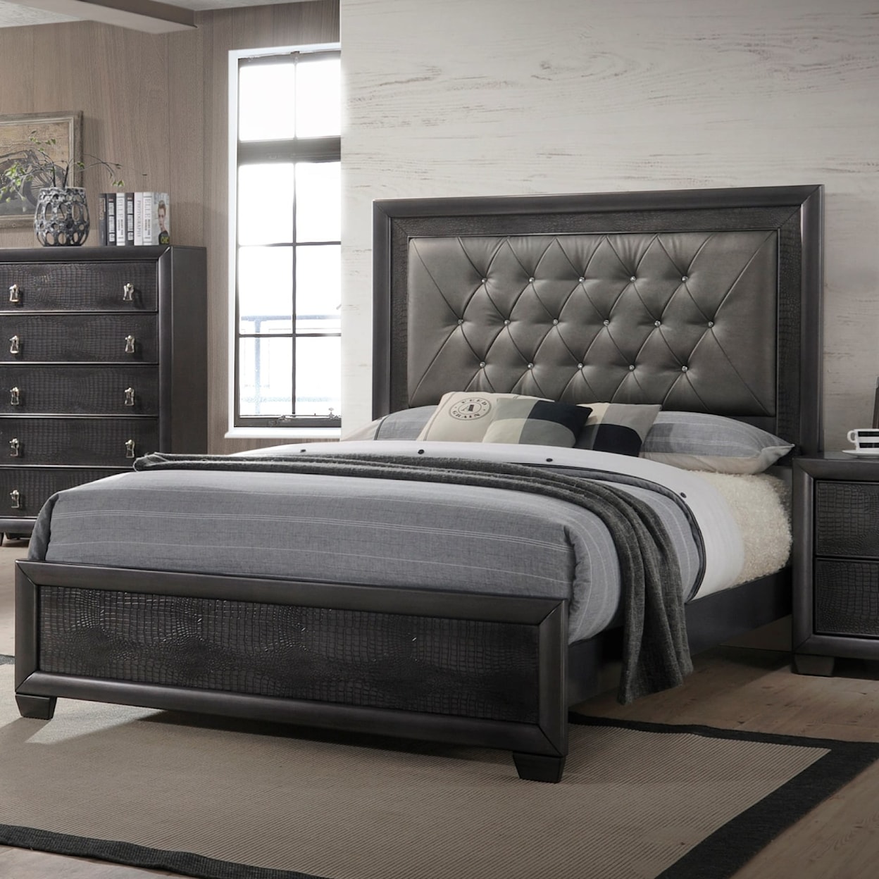 Crown Mark RENO 7-PC Bedroom Group