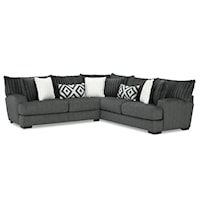 Gunmetal 2 Piece Sectional