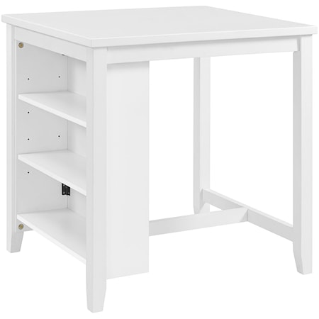 Storage Counter Height Table