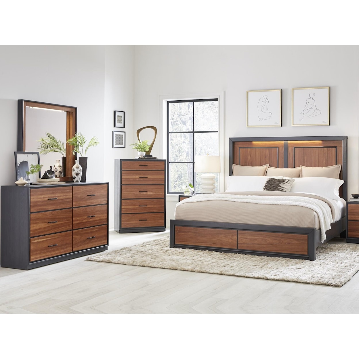 Lifestyle Madison Queen 5 Pc Bedroom Group