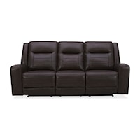 Power Reclining Sofa with Adjustable Headrest