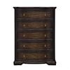 Pulaski Furniture Cooper Falls Queen Bed, Dresser, Mirror, Chest & 2 NS