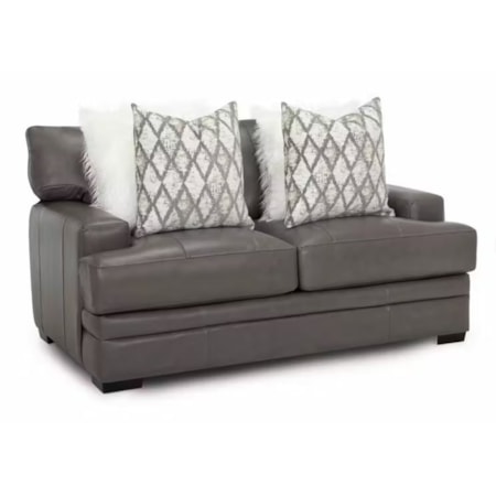 Italian Leather Sofa and Loveseat