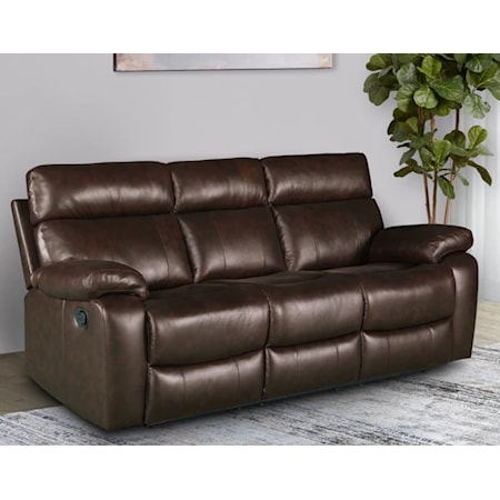 Kempton Leather Reclining Sofa