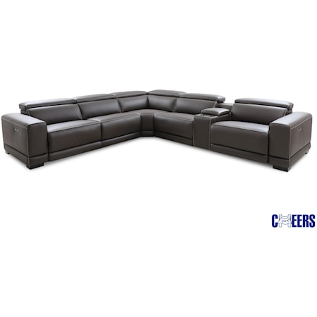7-PC Reclining Sectional w/ Power Headrests