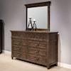 Liberty Furniture 297-BR King Bed, Dresser and Mirror