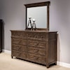 Liberty Furniture 297-BR Queen Bed, Dresser and Mirror