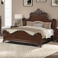 Traditional King Panel Bed