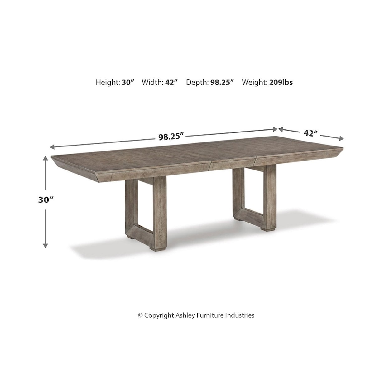 Homelegance Grisham 7-PC Dining Group