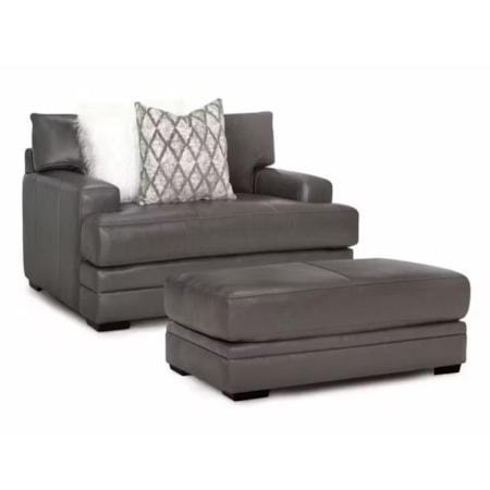 Italian Leather Sofa and Loveseat