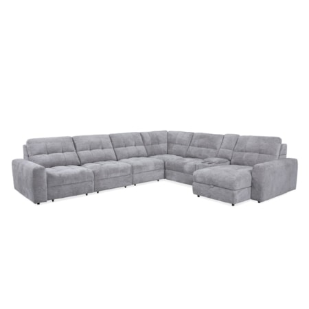 7-Pc Sectional with Sliding Pullouts