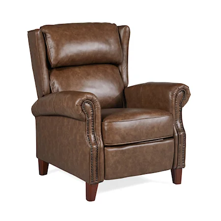 Leather Hi-Leg Recliner