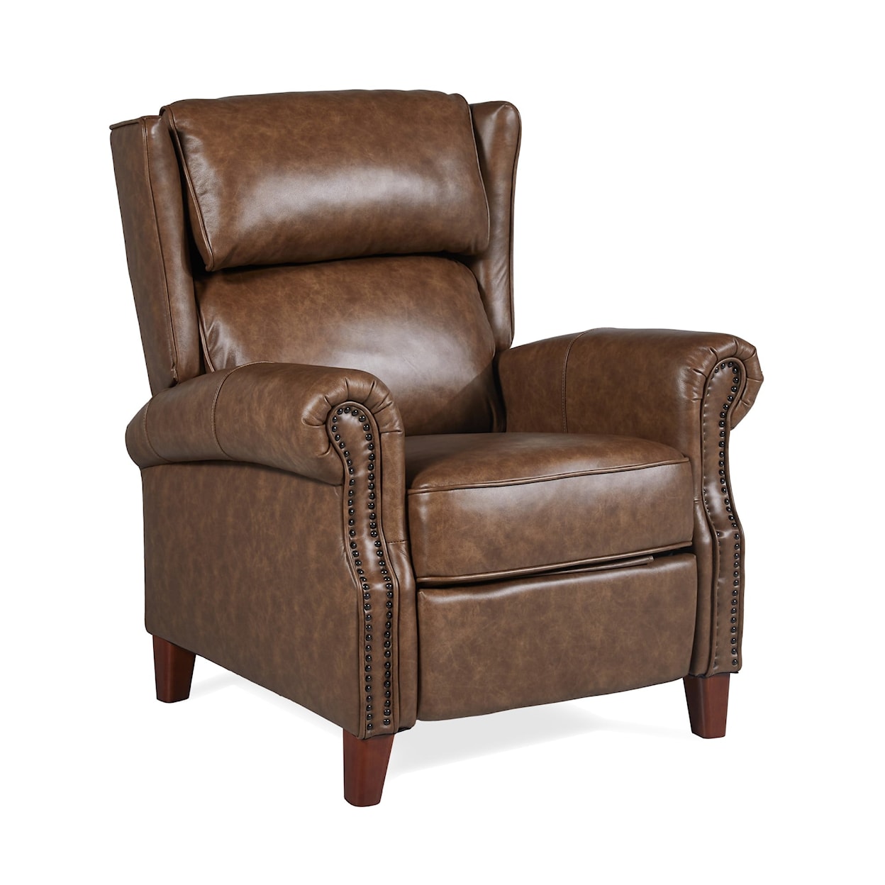 Cheers Pushback Leather Hi-Leg Recliner