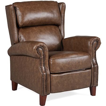 Leather Hi-Leg Recliner