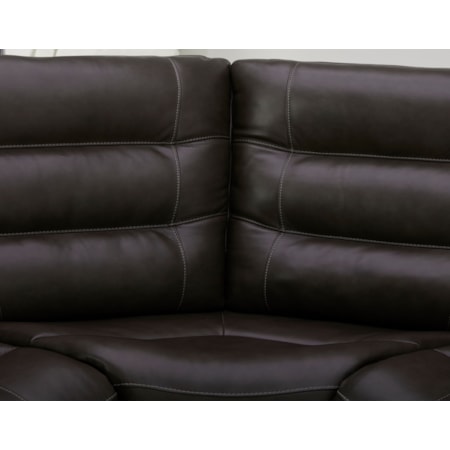 6-PC P2 Leather Sectional