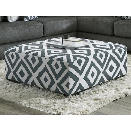 Transitional Accent Ottoman