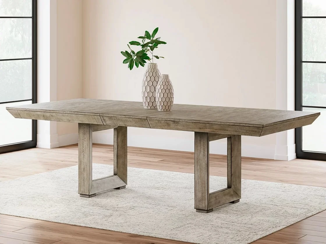 Amazon.com - 7-Piece Dining Table Set for 6, Round Glass