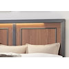 Lifestyle Madison Queen Panel Bed with LED Lights