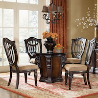 5 Piece Dining Table and Chairs Set