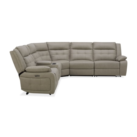 6-PC Power Sectional w/ Adj Headrest