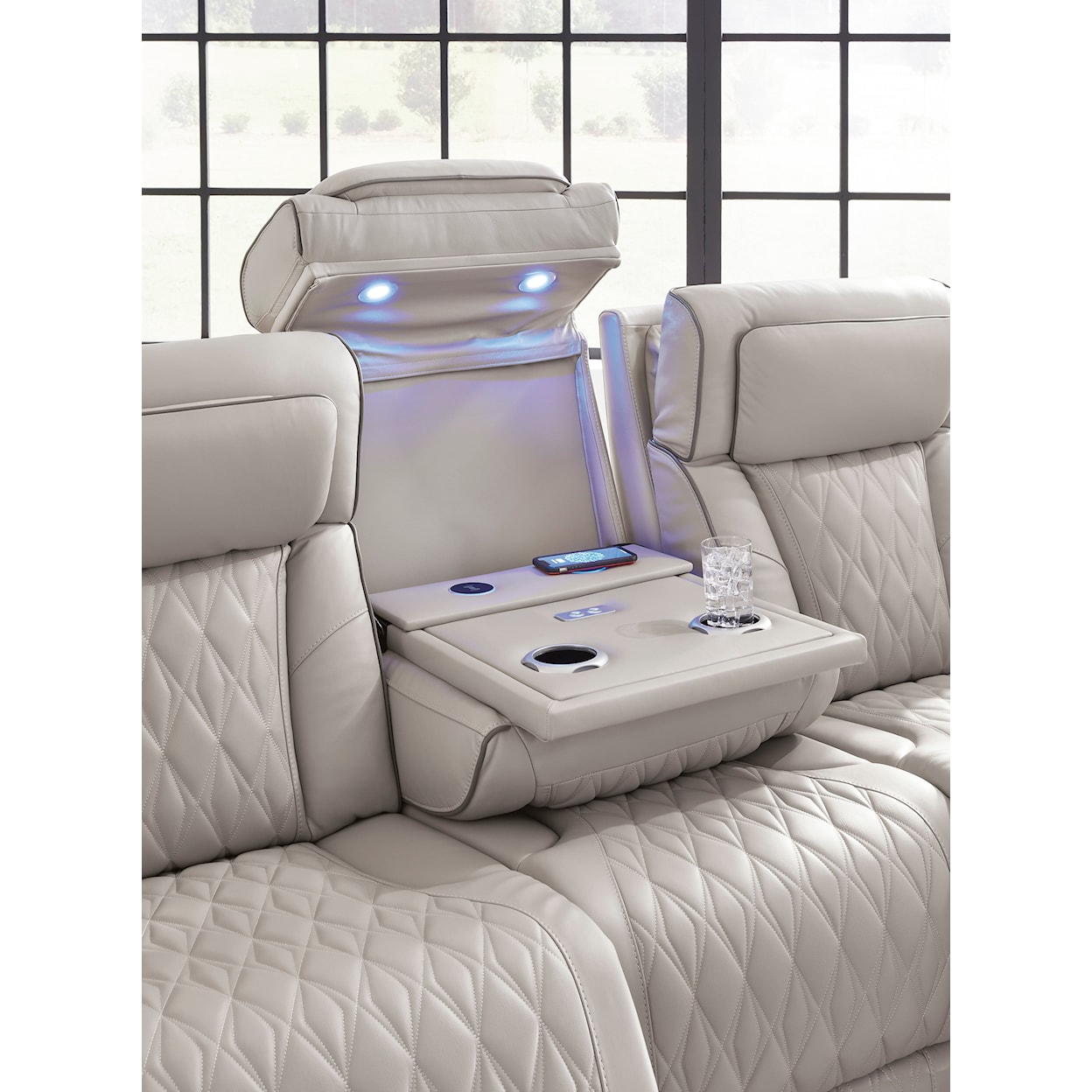 Signature Design by Ashley Boyington 3-PC Power Group with LED, Heat, & Massage