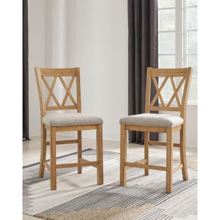 Upholstered Barstool (1)