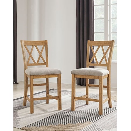 Upholstered Barstool (1)