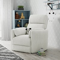 Casual Power Swivel Glider Recliner with USB Port