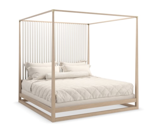 Pinstripe Light Bed - Queen