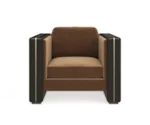 Anthology Collections Caracole Upholstery Gelee Chair - Chocolate