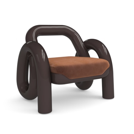 Gelee Accent Chair-Chocolate