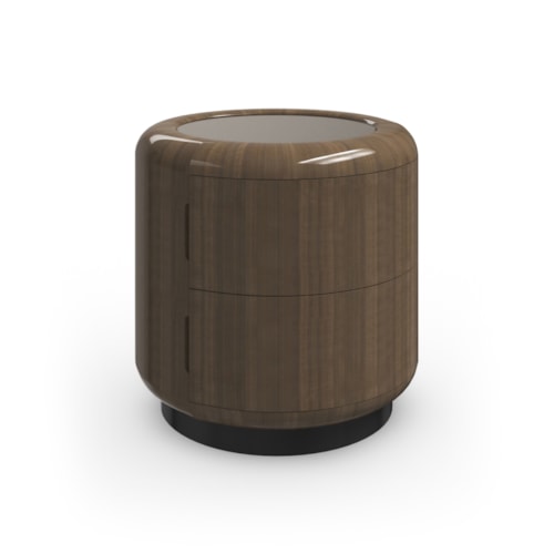 Gelee Round Accent Table - Caramello