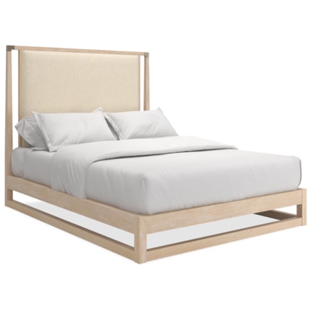 Pinstripe Uph Light Bed - Qn