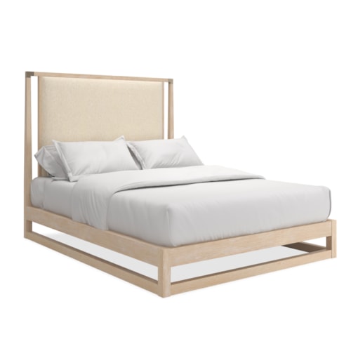 Pinstripe Uph Light Bed - Qn