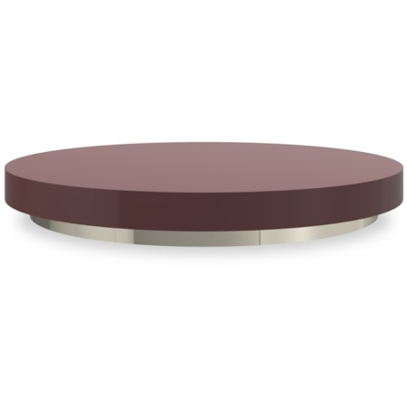 Radius Cocktail Round Accent Tray