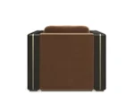 Anthology Collections Caracole Upholstery Gelee Chair - Chocolate