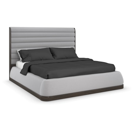 * La Moda Uph Panel Bed - King