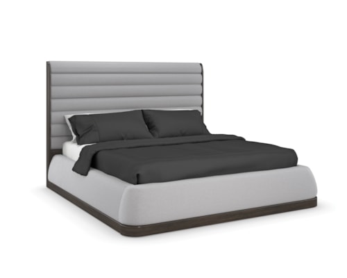 * La Moda Uph Panel Bed - King