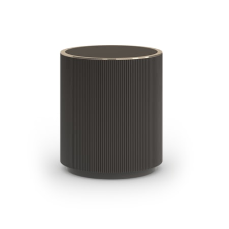 Love Round End Table - Dark Chocolate