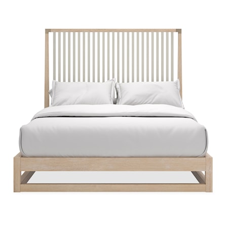 * Pinstripe Slatted Bed Light - Qn