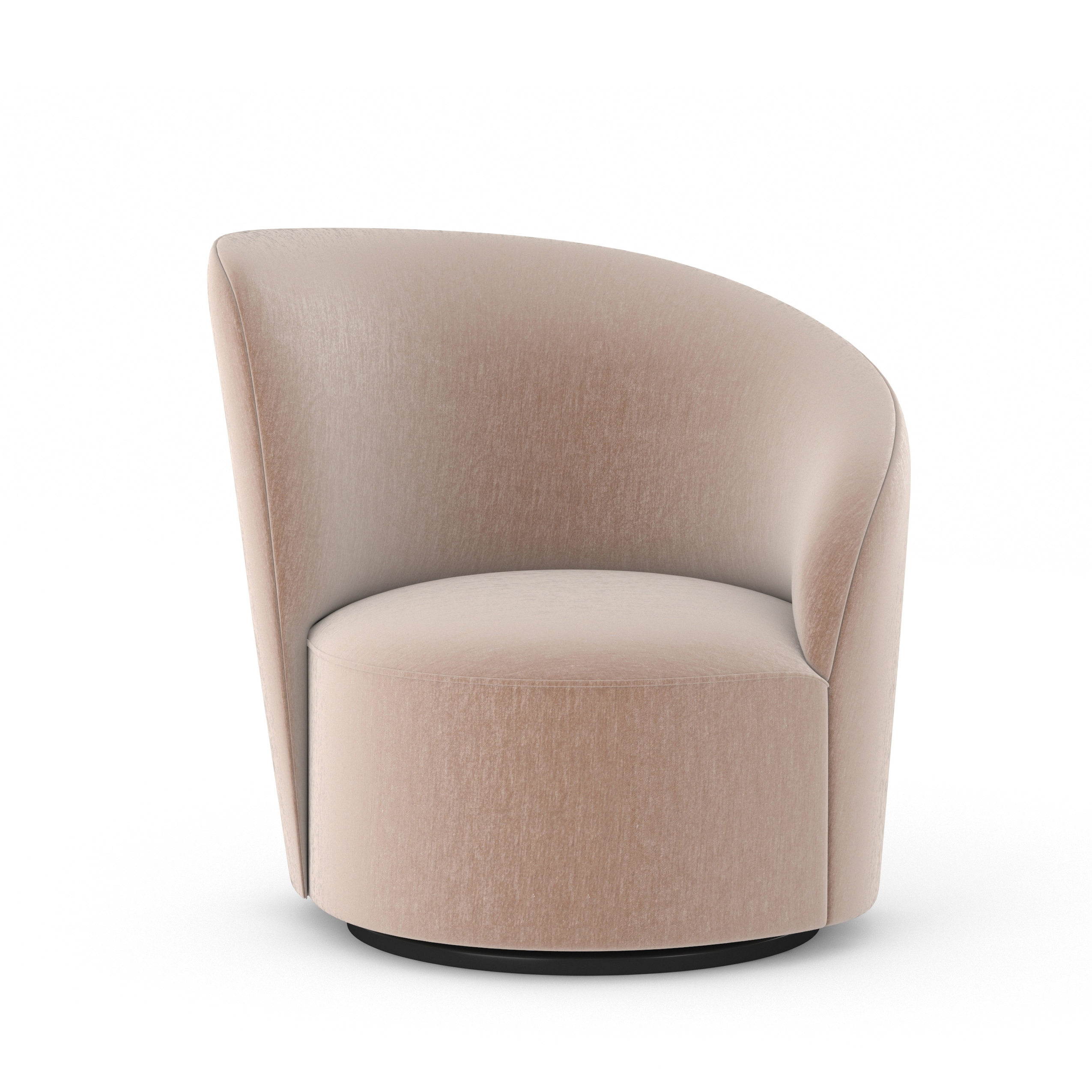 Caracole Caracole Upholstery Whorl RAF Swivel Chair
