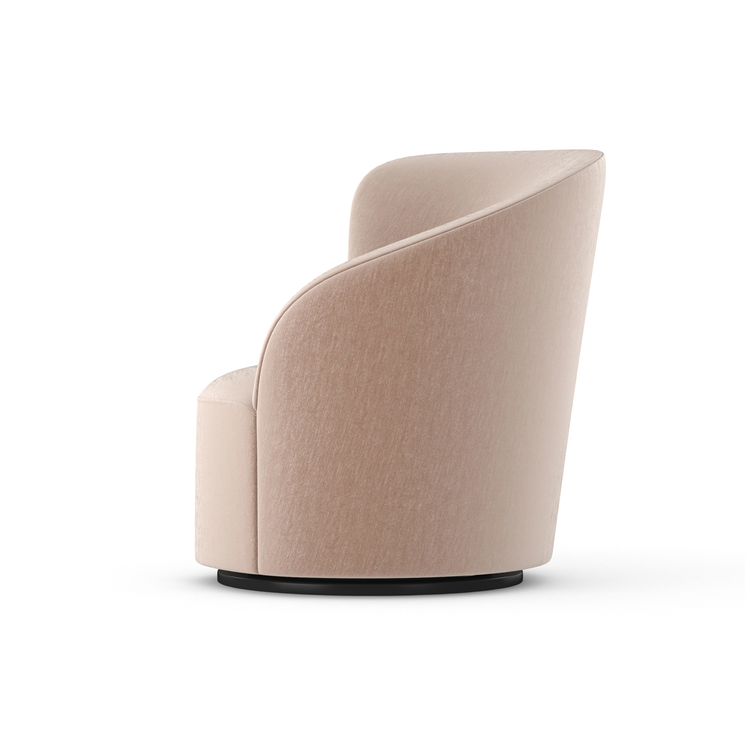 Caracole Caracole Upholstery Whorl RAF Swivel Chair