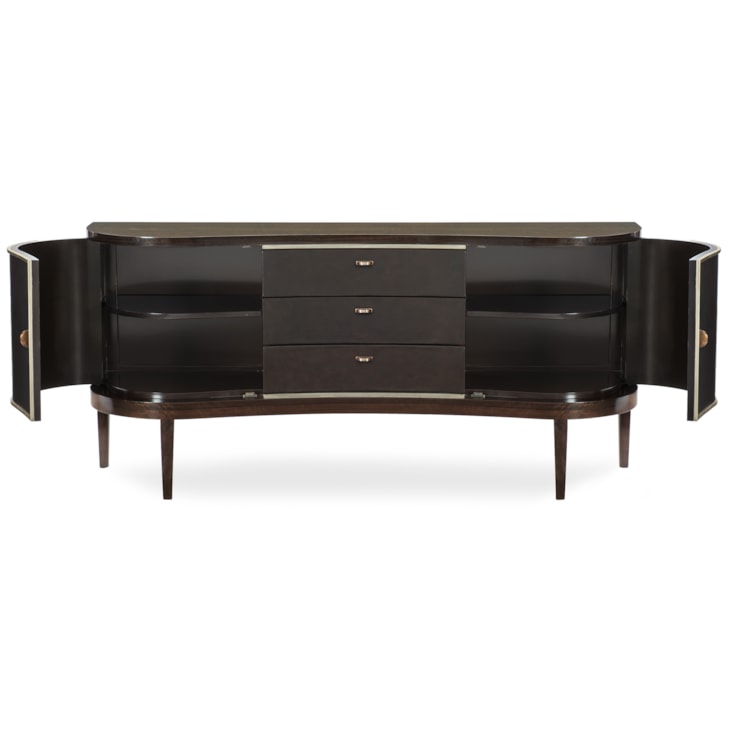 Caracole Modern Streamline Moderne Sideboard