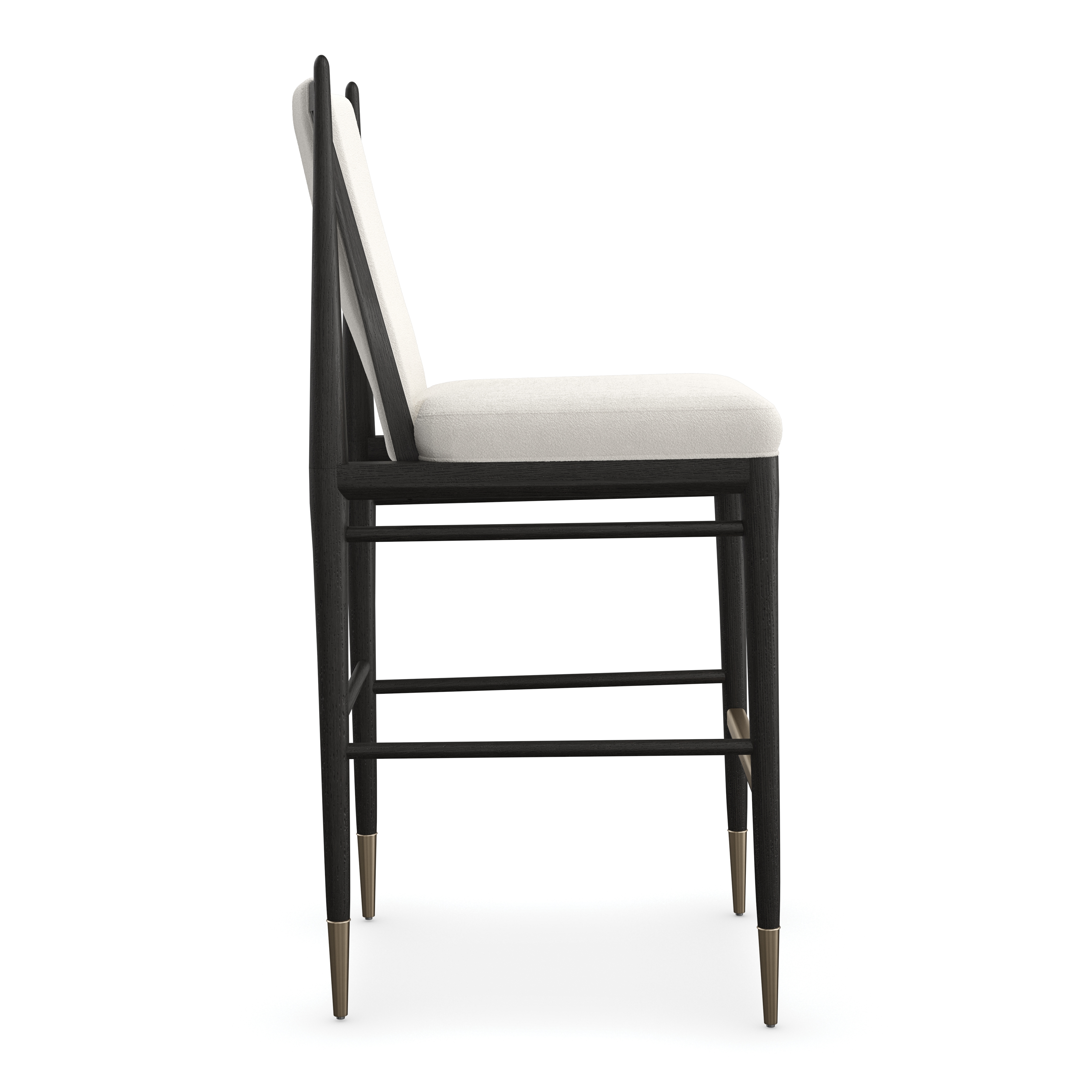 Caracole Modern Principles Unity Dark Bar Stool