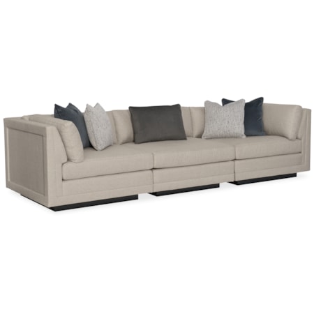 Fusion 3 Piece Sectional Sofa
