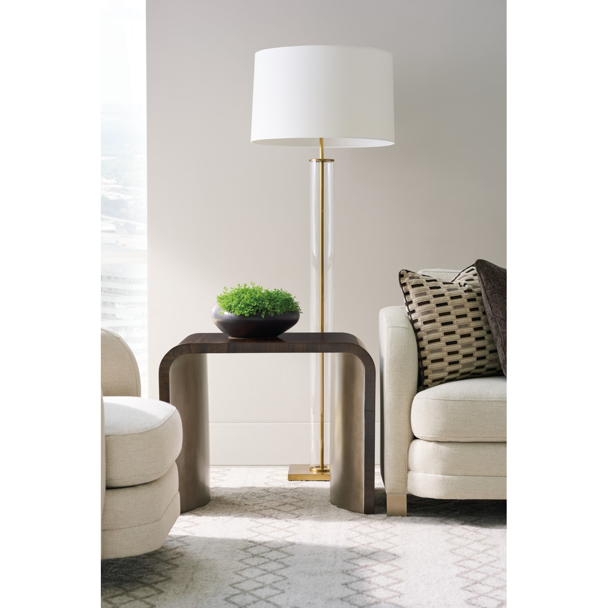 Streamlining Table Caracole Modern Streamline M021-417-414 Streamline End Table | Baer's ...