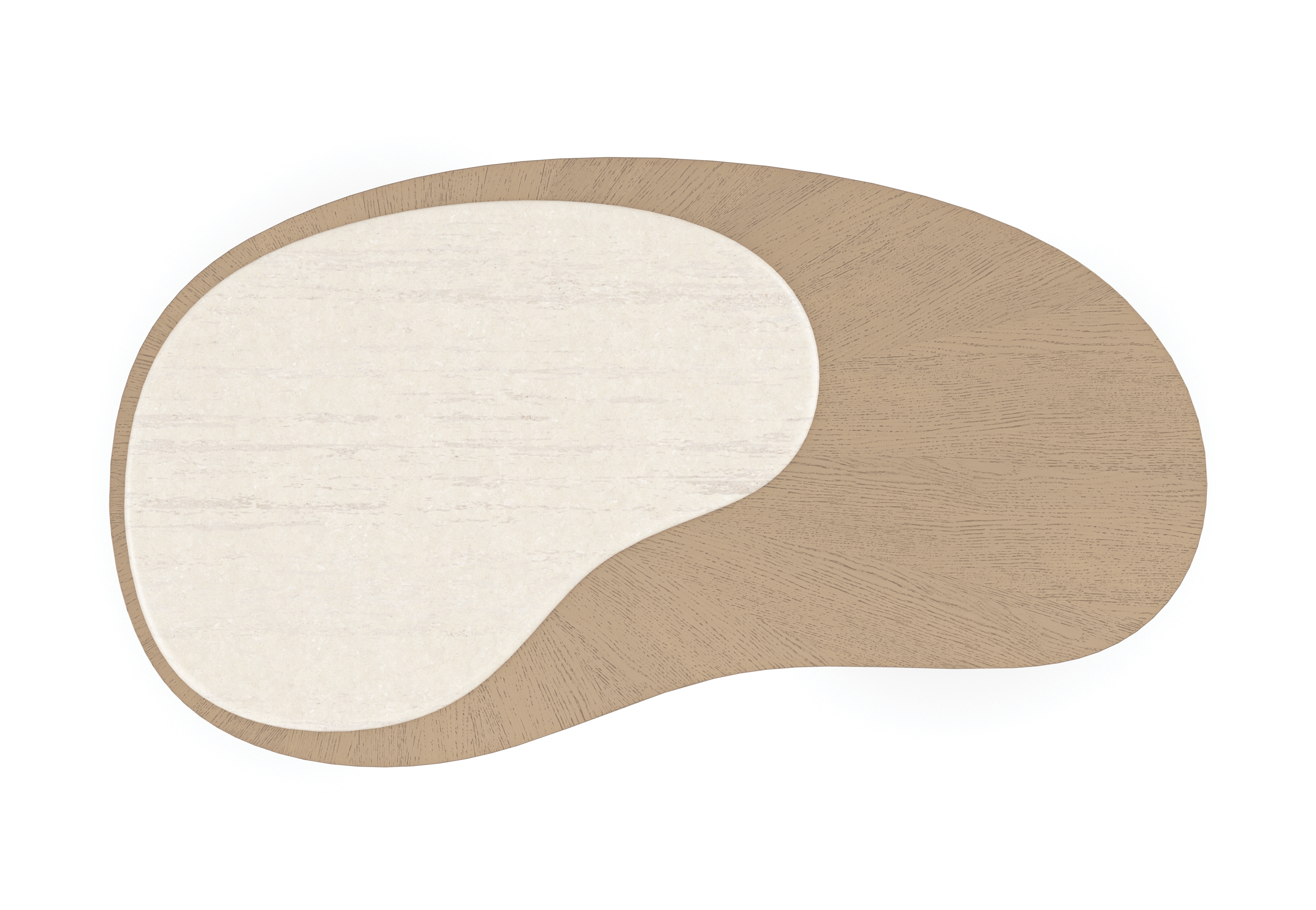 Caracole Modern Principles Contrast Cocktail Table