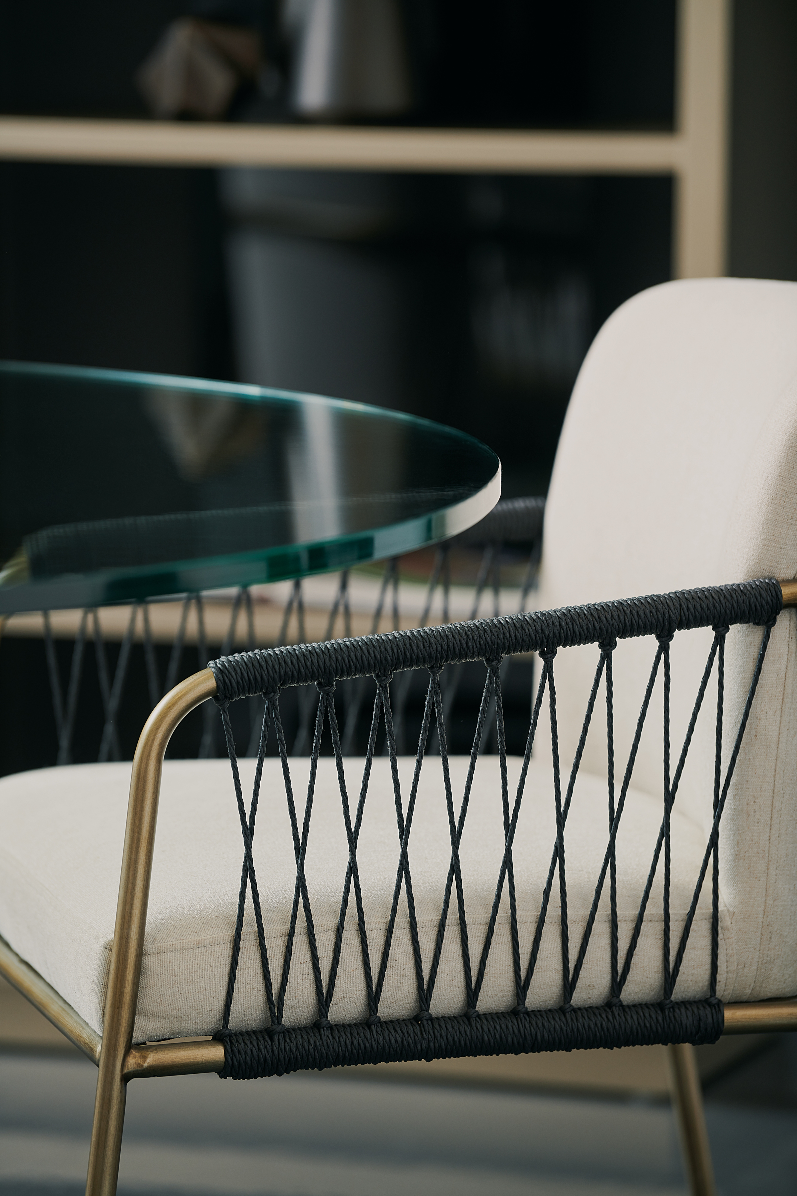 Caracole Modern Remix Remix Woven Dining Chair