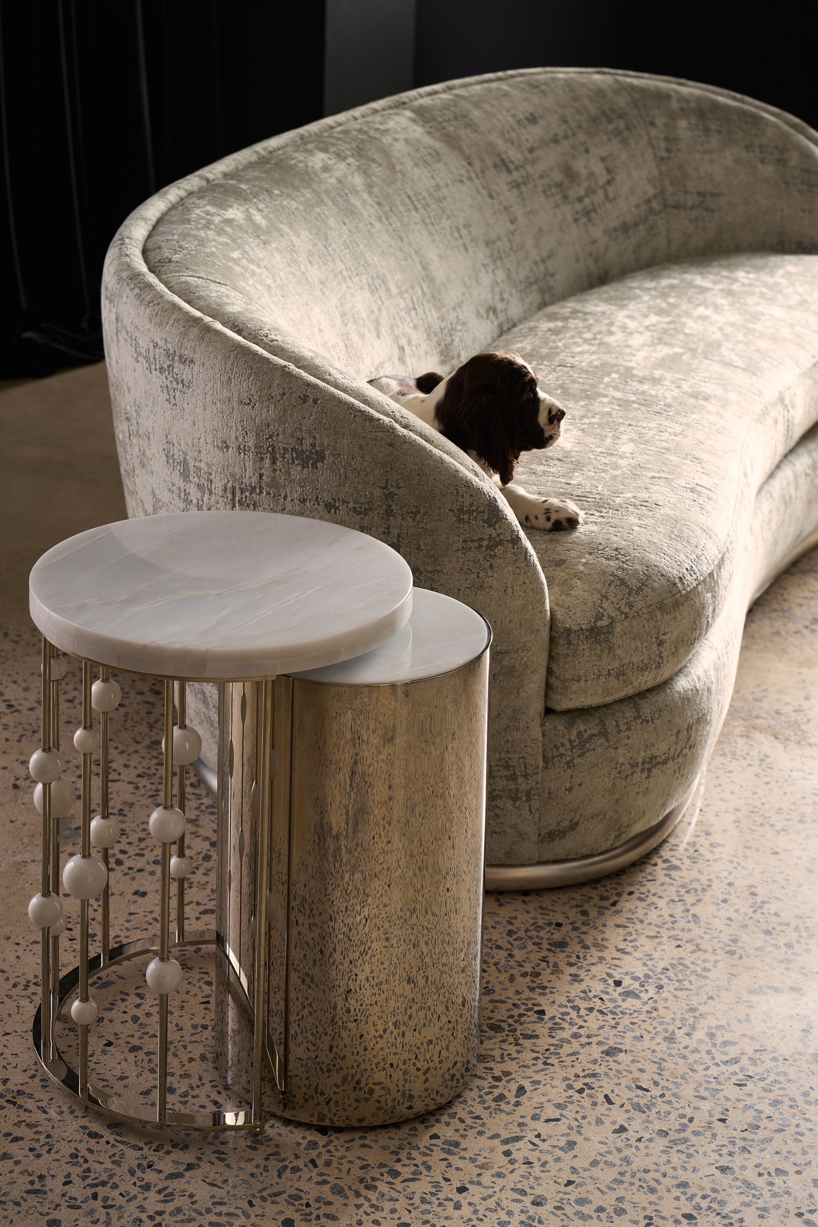 Caracole Signature Debut Orbit Nesting Accent Table